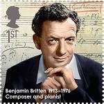Benjamin Britten - Royal Mail stamp