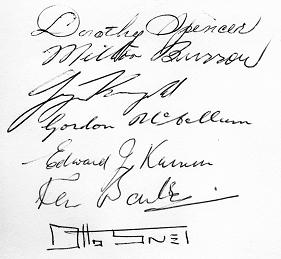 Crew signatures from Circus World (140 Kb)