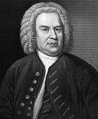 Johann Sebastian Bach portrait, engraving from 1857