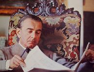 Miklos Rozsa - photo from album cover Rozsa conducts Rozsa