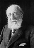 Charles Camille Saint-Saëns in the last year of his life. Portrait photo by Meurisse