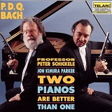 Peter Schickele: PDQ Bach - 2 pianos are better than 1 - album cover