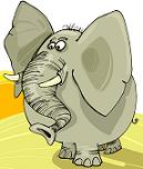 cartoon elephant