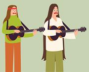 cartoon folk singers