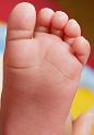 a young child's foot