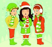 carol singers singing at christmas