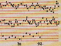 Fragment of Pérotin's work called Alleluia Nativitas