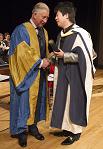 Prince Charles presents Lang Lang with honorary doctorate at the Royal College of Music