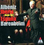 Albeniz: Iberia & Suite Espana, played by Daniel Barenboim (piano) - CD cover