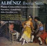 Albeniz: Iberia & Piano Concerto, orchestral works with Aldo Ciccolini (piano) - CD cover