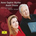 Anne-Sophie Mutter & Andre Previn: Violin Concerto - album CD cover