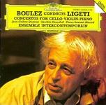Boulez conducts Gyorgy Ligeti CD cover