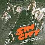 Graeme Revell, John Debney & Robert Rodriguez - Sin City soundtrack CD cover