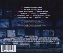 Hans Zimmer - Inception soundtrack CD back cover
