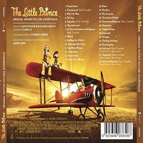 Hans Zimmer and Richard Harvey: The Little Prince - film score album back cover