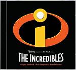 Michael Giacchino - The Incredibles soundtrack CD cover