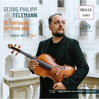 Michał Bryła: Telemann Viola Fantasias - album cover