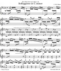 Carl Philipp Emanuel Bach: Solfeggietto