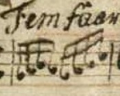 Fem Får Fire Geder - sample from original manuscript