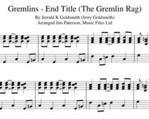 Gremlins - sheet music sample