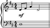 sheet music sample