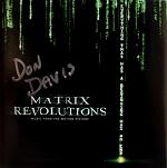 Don Davis: Matrix Revolutions - signed CD