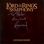Howard Shore: The Lord of the Rings Symphony - signed CD